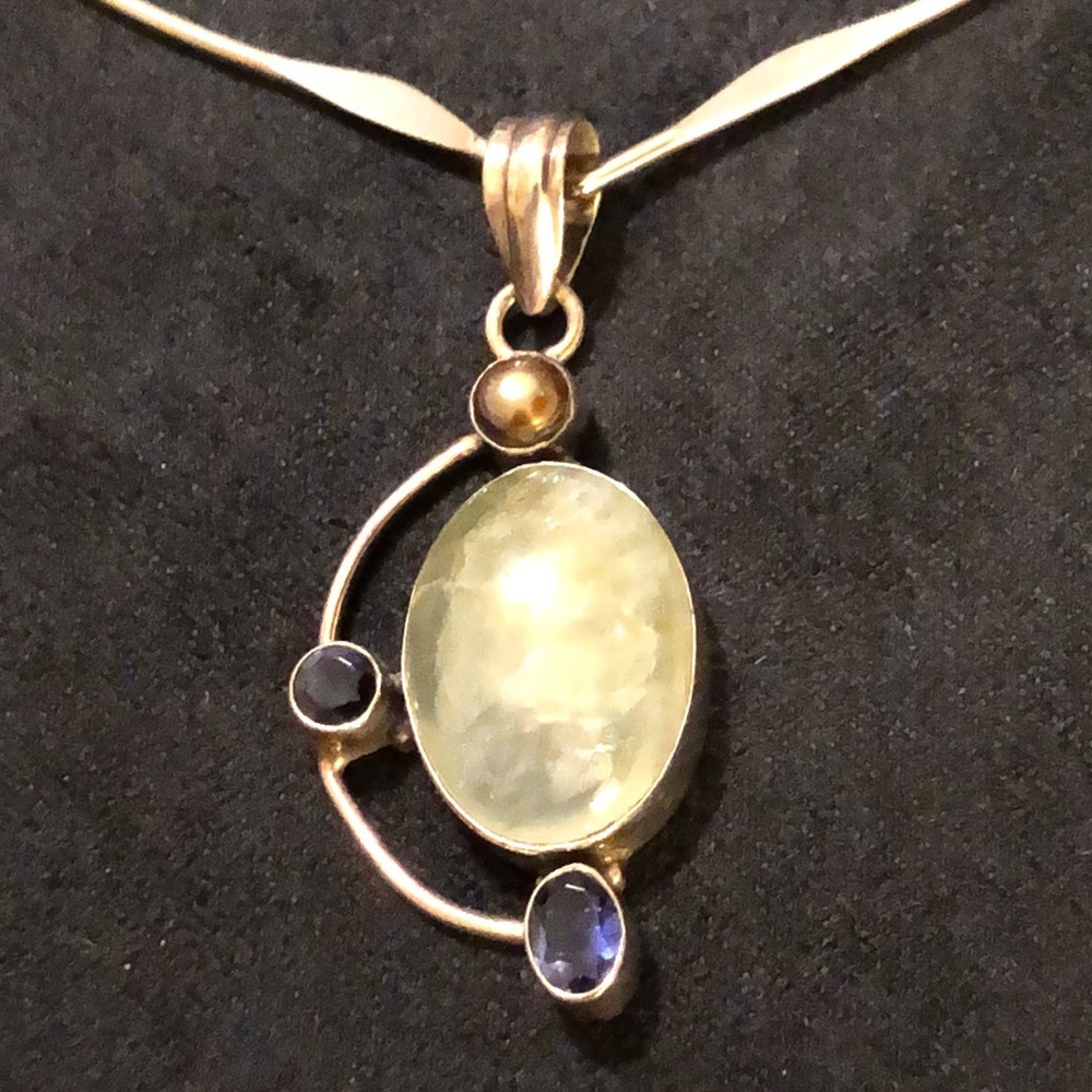 Vantage Solid Sterling Silver Necklace - image 2